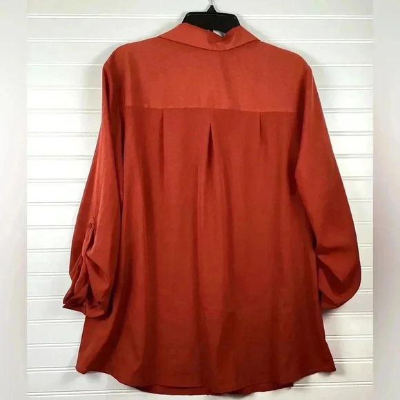 KATHY CHE BUTTON DOWN SHIRT SZ 18/20W - Picture 7 of 8